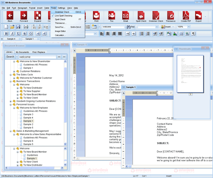 Click to view All-Business-Documents for Windows 5.1.0.155 screenshot