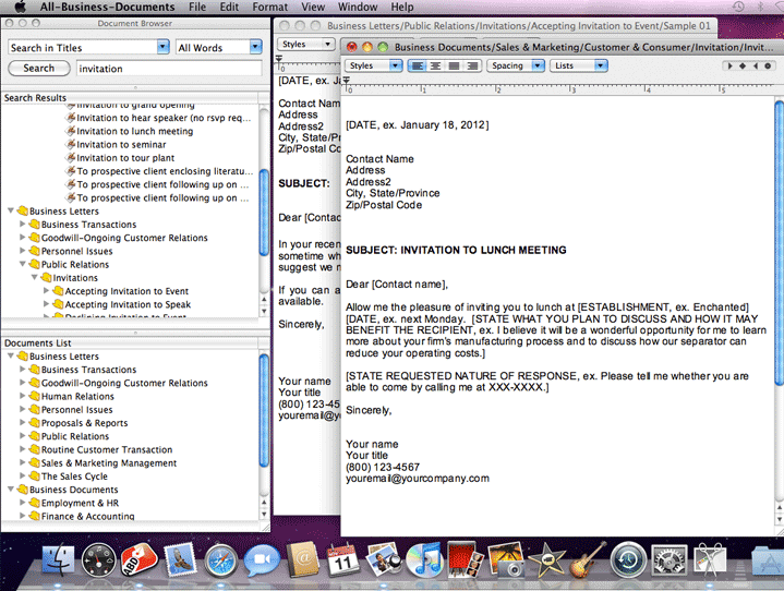 All-Business-Documents for Mac screenshot